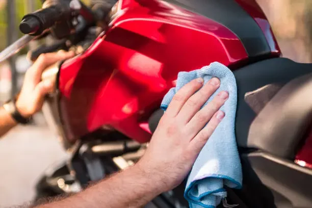Motorcycle surface care cover reference