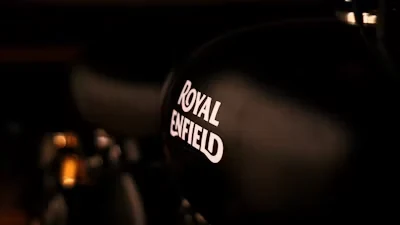 Royal Enfield tank signature, detail reference