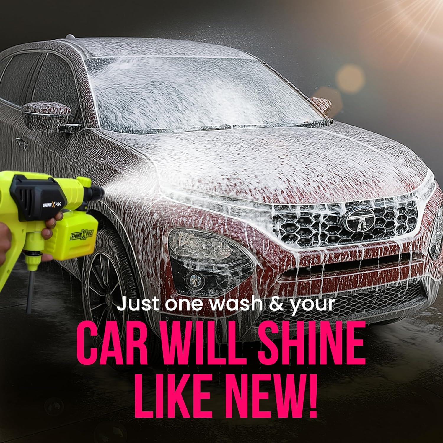 Car Wash Shampoo Concentrate – Thick Foam, pH Neutral Shine Formula Car Wash Liquid (300ml) - Image 3