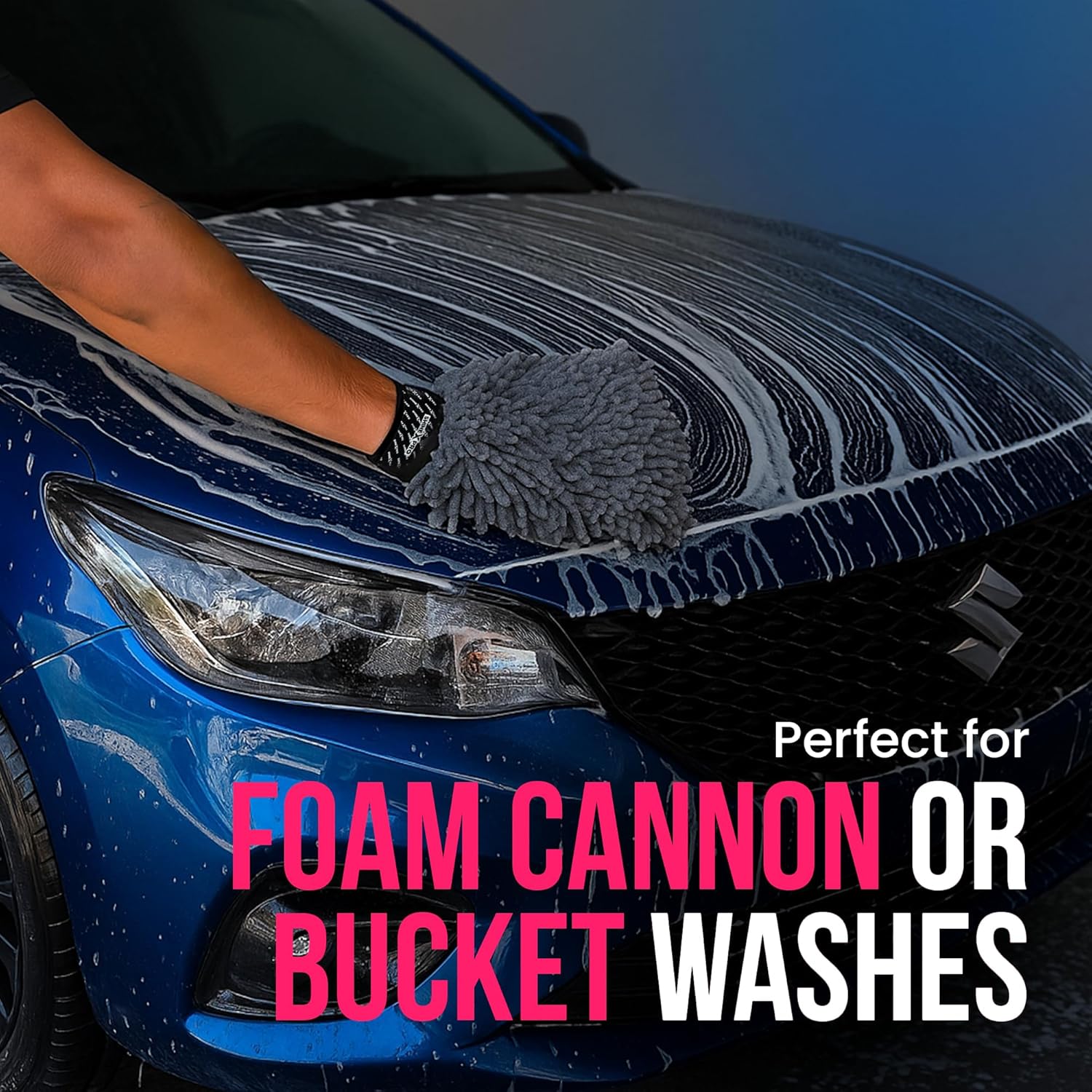 Car Wash Shampoo Concentrate – Thick Foam, pH Neutral Shine Formula Car Wash Liquid (300ml) - Image 4